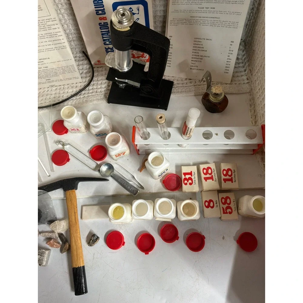 Vintage Unisex Gilbert Tri Lab Pak Science Set OS Multi Color